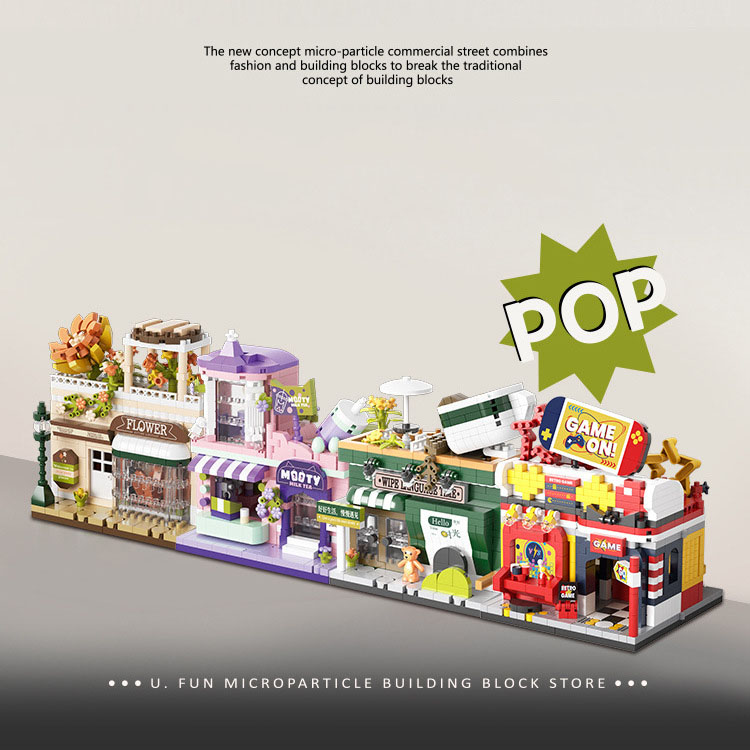 Coffee Tea Games - Funny City Street View Building Bricks