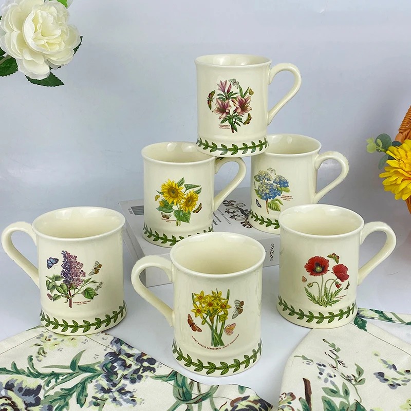 Coffee Tea For Plants - New British ceramic mug plant flower