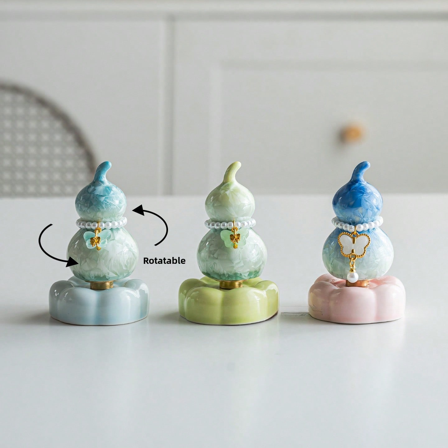 Tea & Coffee Quận 1 - Jingdezhen Taoyang Xincun Rotating Gourd Ornament,