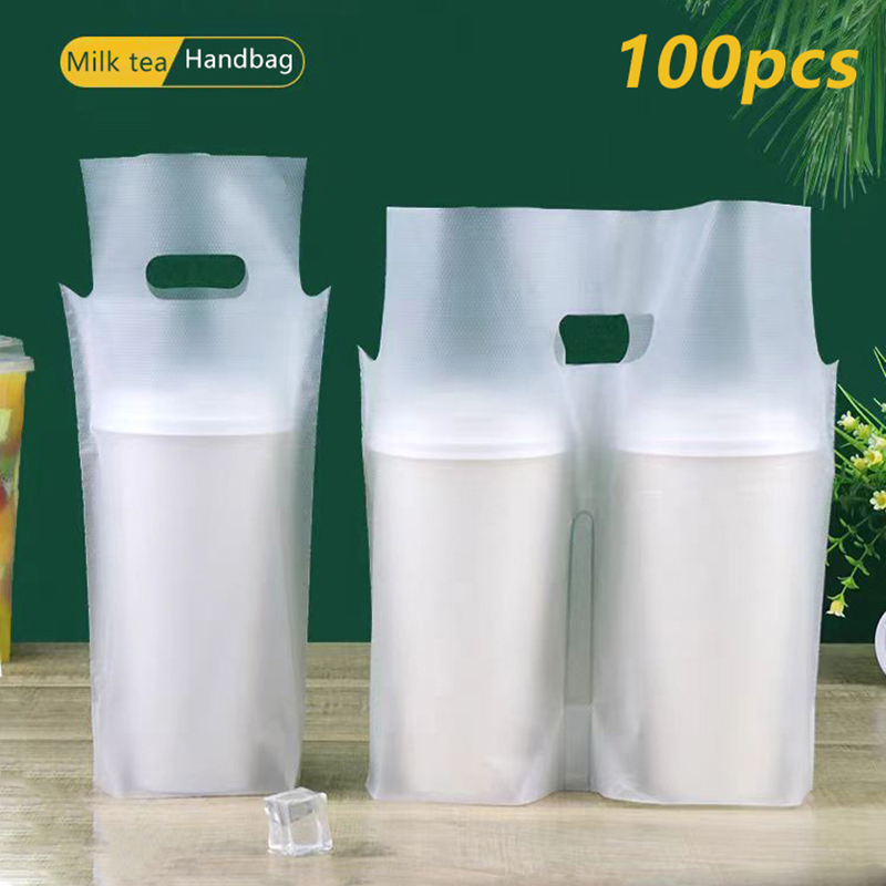 Mug Tea Coffee - 100Pcs Single/Double Cup Milk Tea Packaging