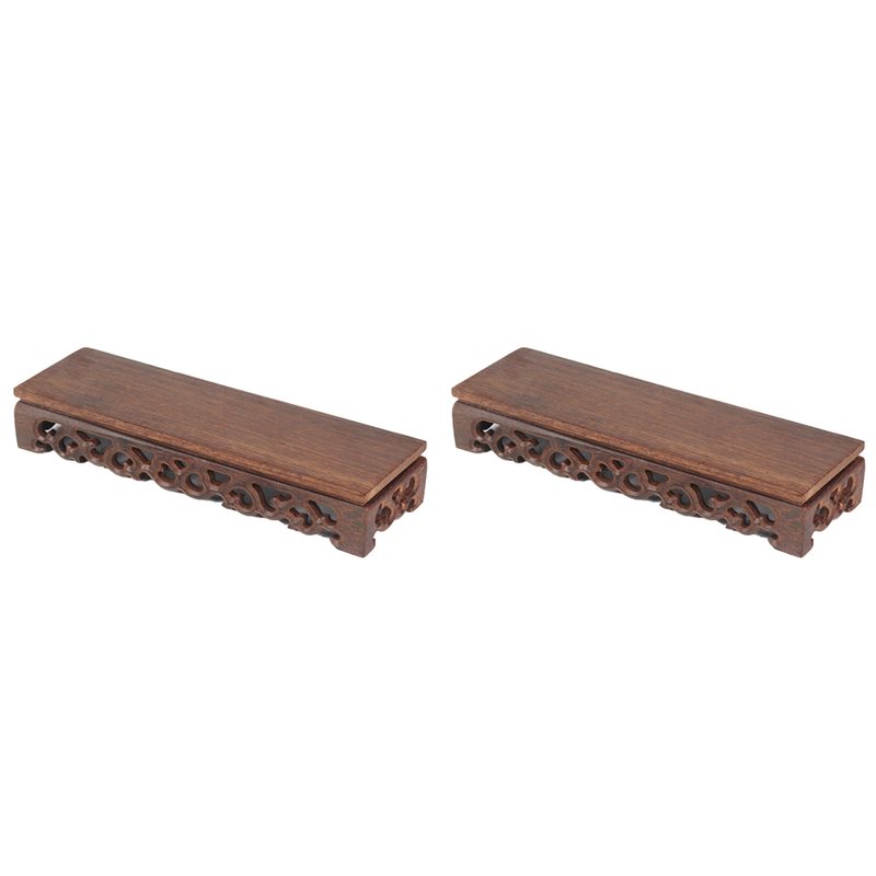 Coffee Tea For Plants - ABXD 2X Miniature Wood Bases Figurine