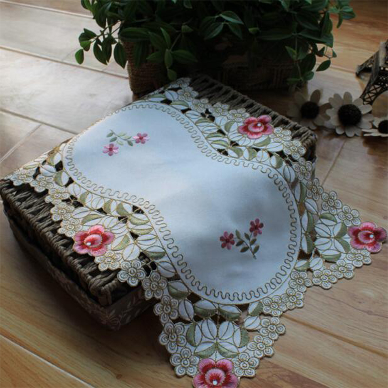 Coffee Tea Place - Modern Lace Embroidery Table Place Mat