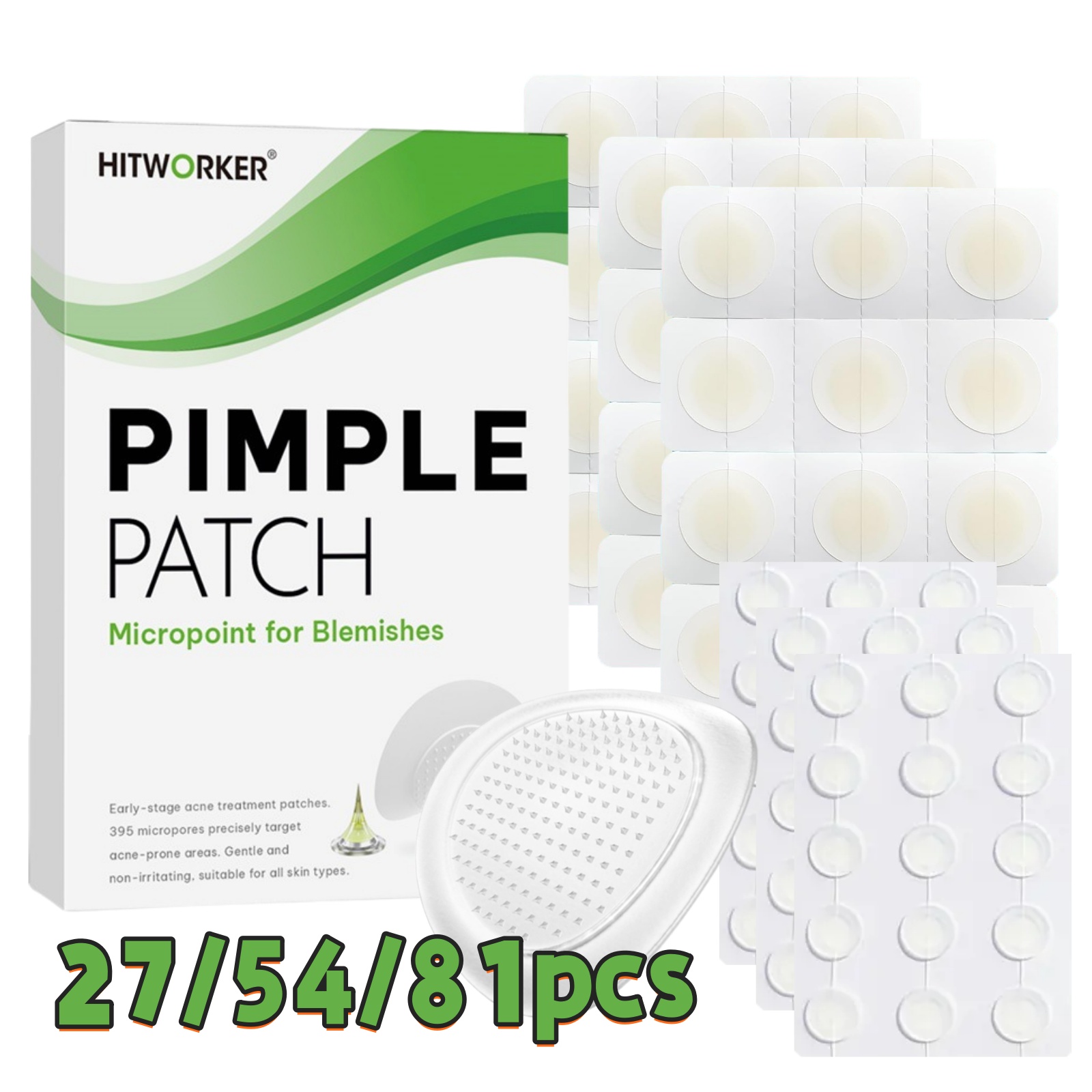 Tea & Coffee Quận 1 - 27/54/81-Piece HITWORKER Acne Patches - Infused