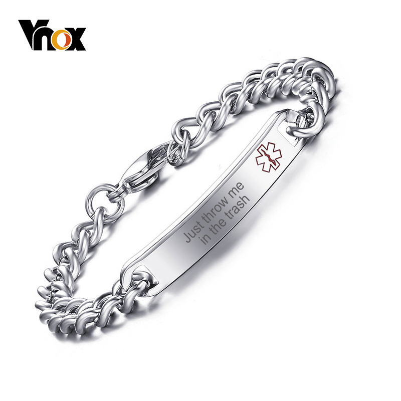Coffee Tea Or Me - Vnox Medical Alert ID Bracelets for