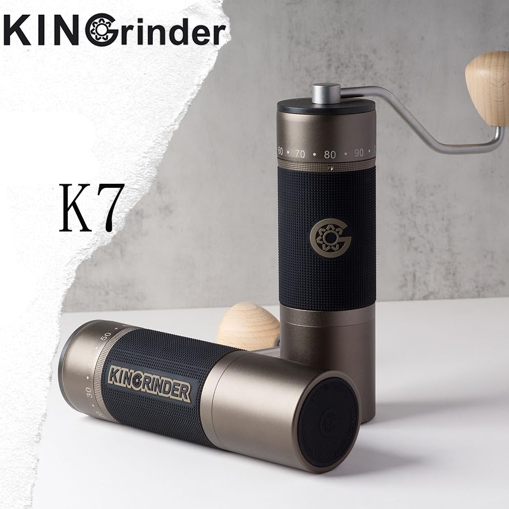 Burr Hand Grinder - Kingrinder K7 manual coffee grinder portable