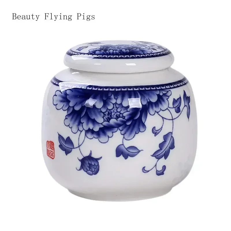 Coffee Tea And Sugar Canisters - 8x8cm Ceramic White Porcelain Small Snack