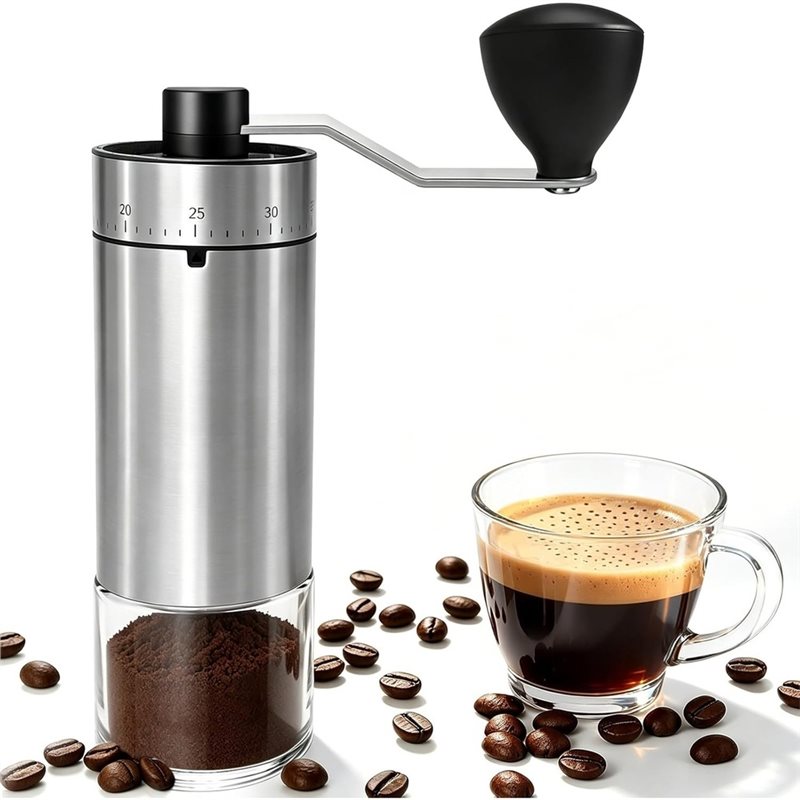 Burr Hand Grinder - ABUG-Mini Manual Coffee Grinder With 40