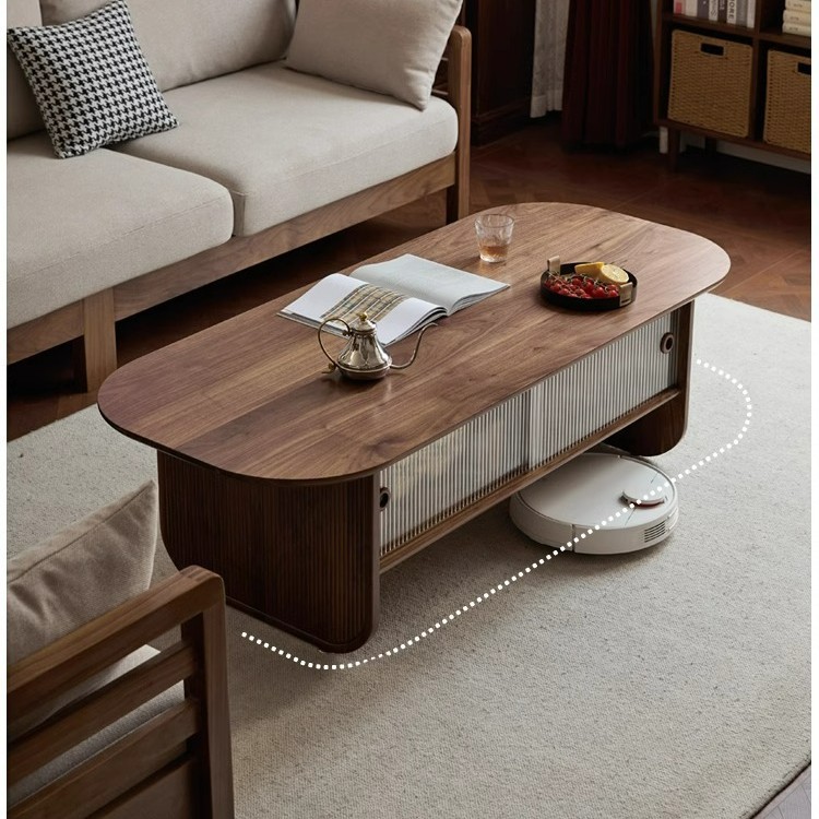 Solid wood coffee table black  - огляд і ціна Coffee And Tea-Za