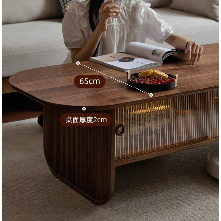 Solid wood coffee table black  - огляд і ціна Coffee And Tea-Za