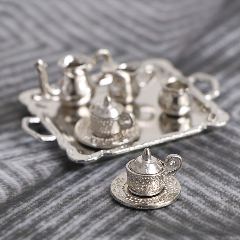 10pcs/Set 1/12 Dollhouse Minia - огляд і ціна Coffee Tea Games