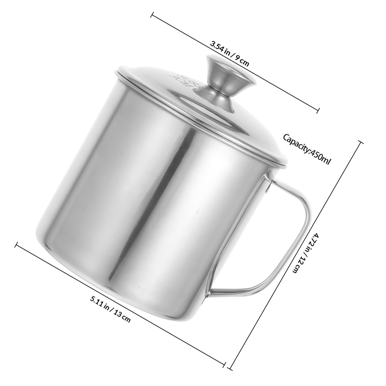 Stainless Steel Cup Double Lay - огляд і ціна Mug Tea Coffee