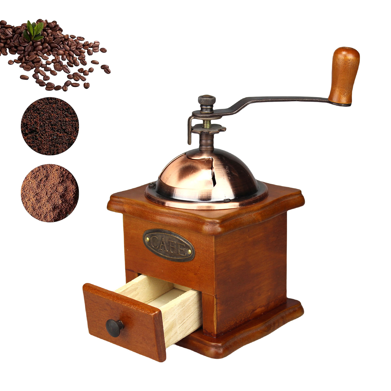 Antique Manual Coffee Grinder  - огляд і ціна Burr Hand Grinder