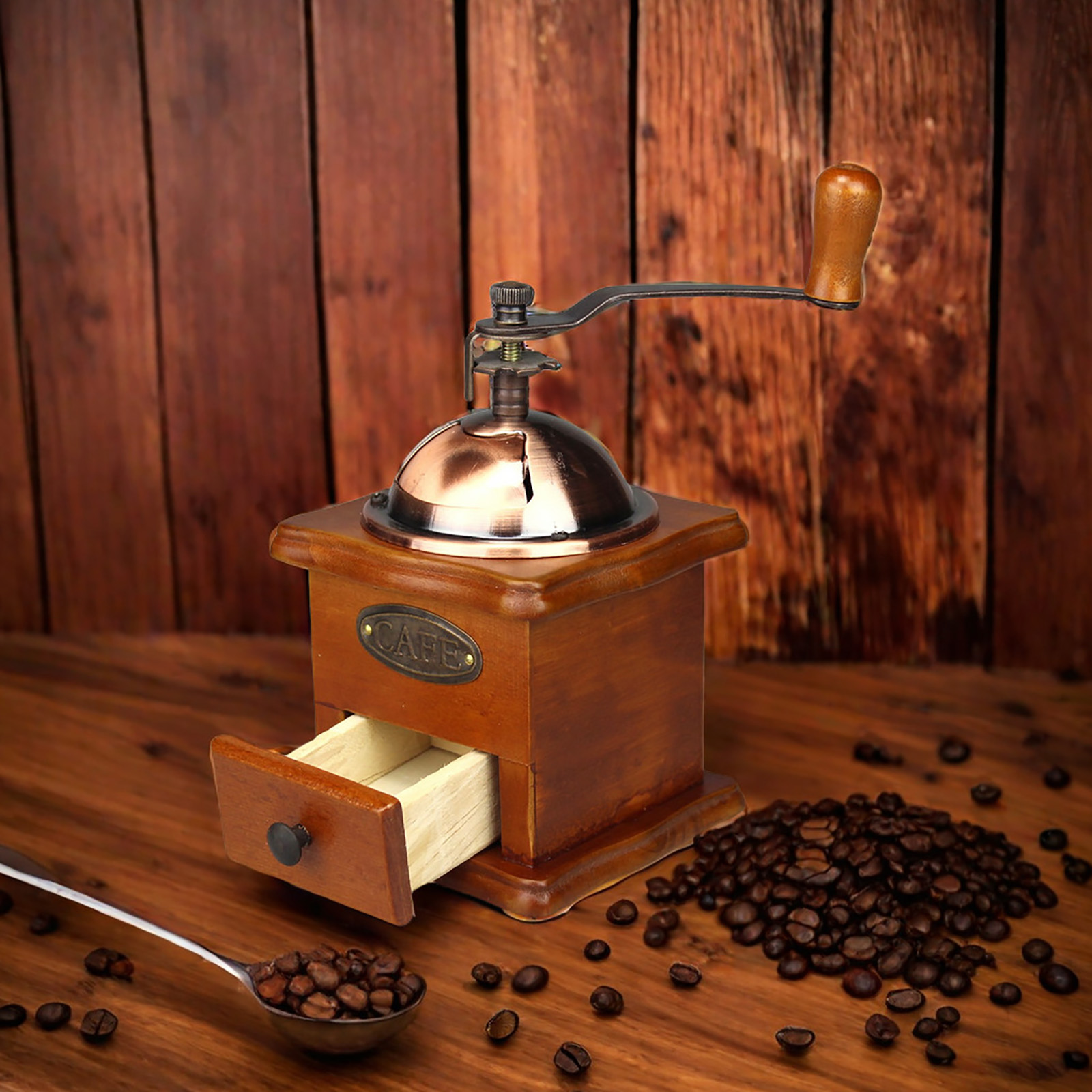 Antique Manual Coffee Grinder  - огляд і ціна Burr Hand Grinder