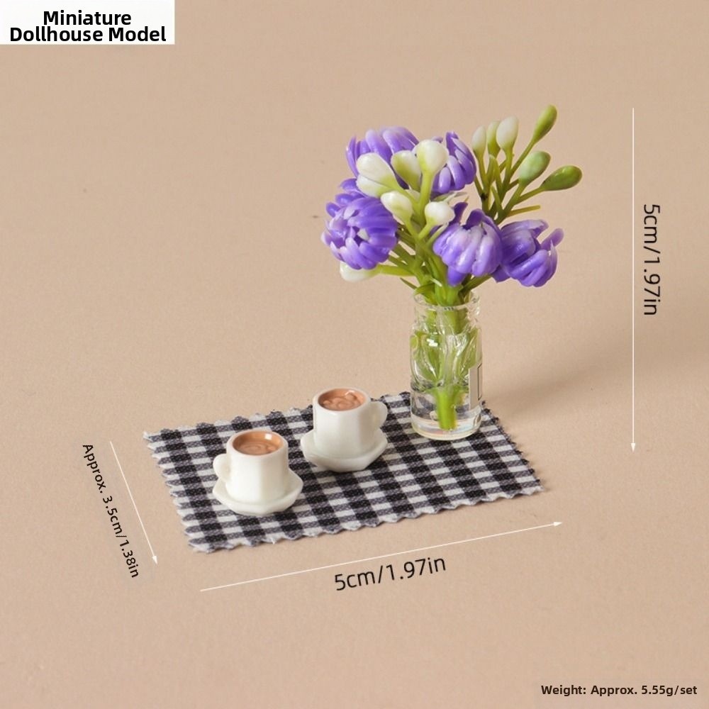 1:12 1:12 Dollhouse Miniature  - огляд і ціна Coffee Tea For Plants