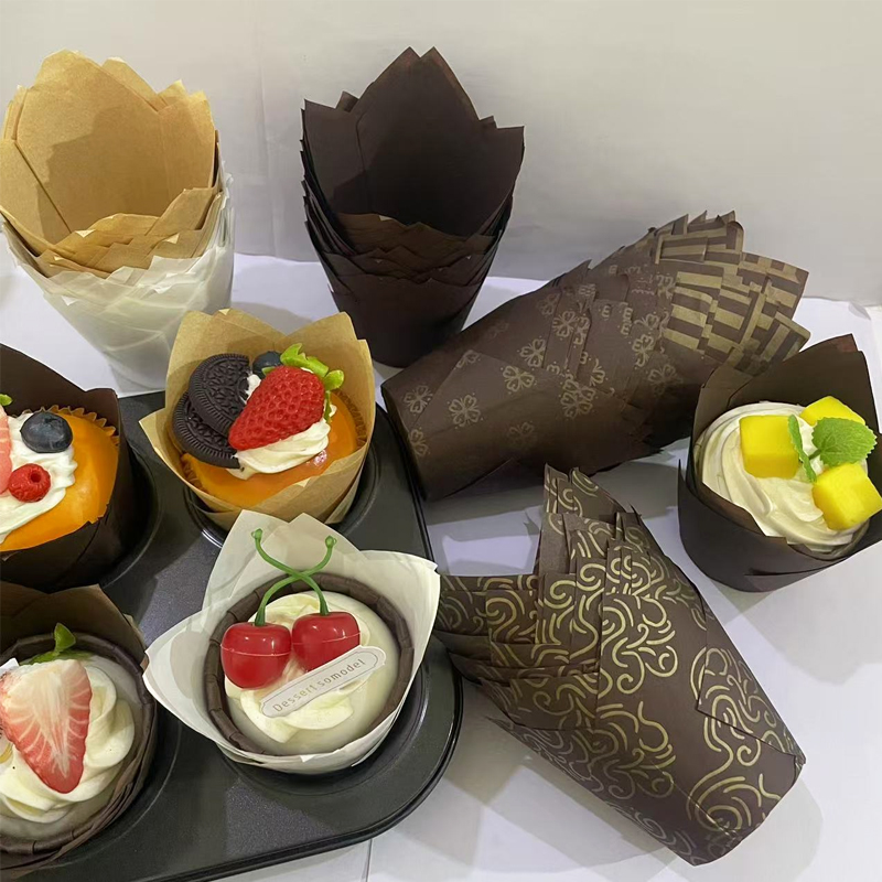 50Pcs/100Pcs/200Pcs Tulip Cake - огляд і ціна Mug Tea Coffee