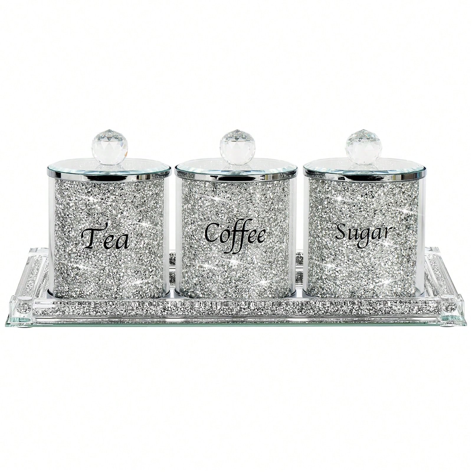Coffee Sugar Tea Canister Set  - огляд і ціна Coffee Tea And Sugar Canisters