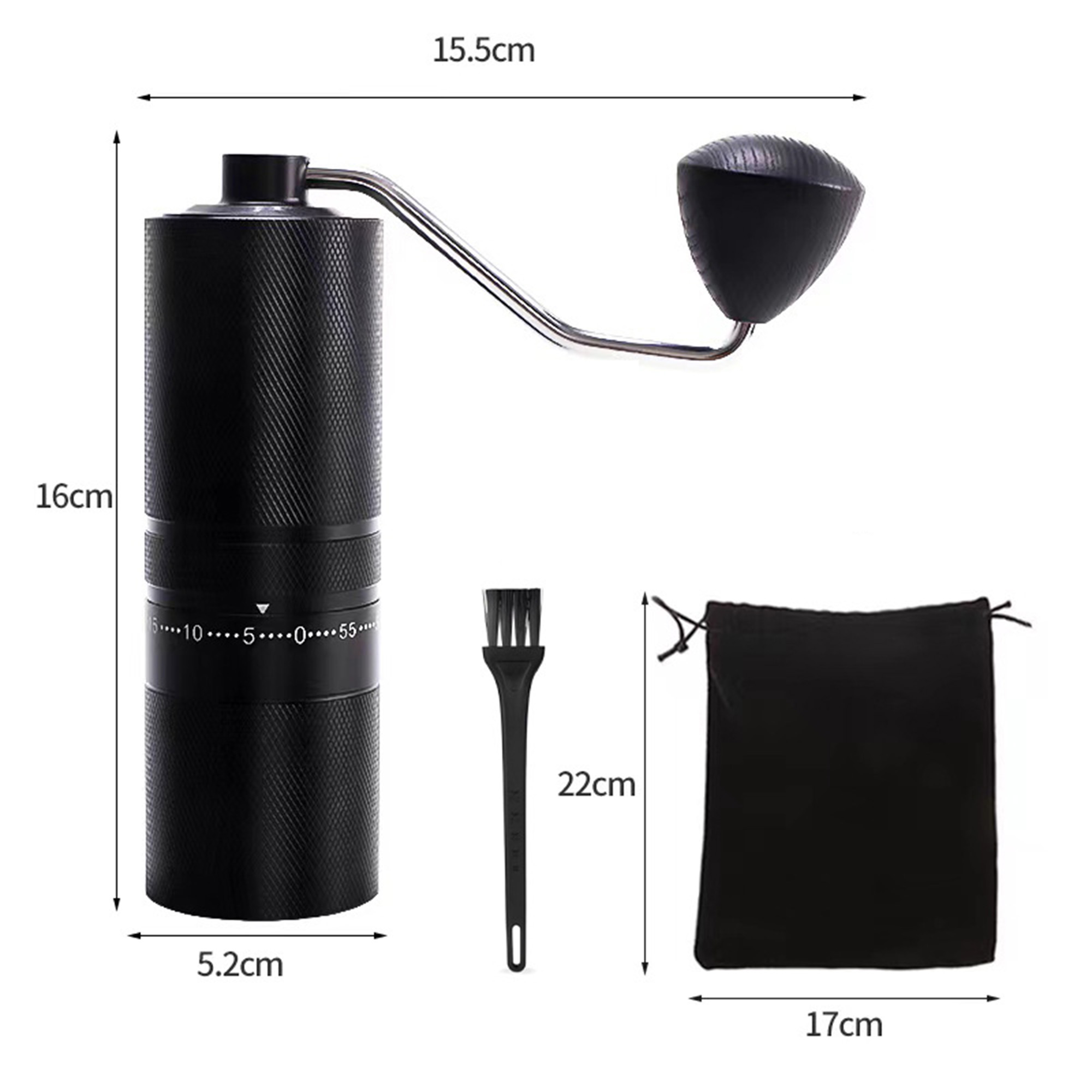 Portable Hand Coffee Bean Grin - огляд і ціна Burr Hand Grinder