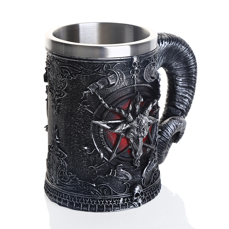 Baphomet Beer Glass Buffmet Re - огляд і ціна Mug Tea Coffee